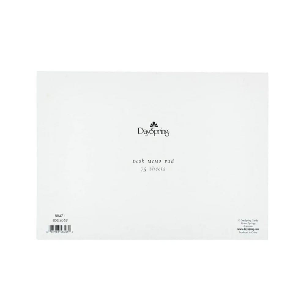 DaySpring To Do Daily Desk Pad Floral Lined